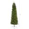 8ft. Pre-Lit Green Mountain Pine Artificial Christmas Tree, Clear LED Lights